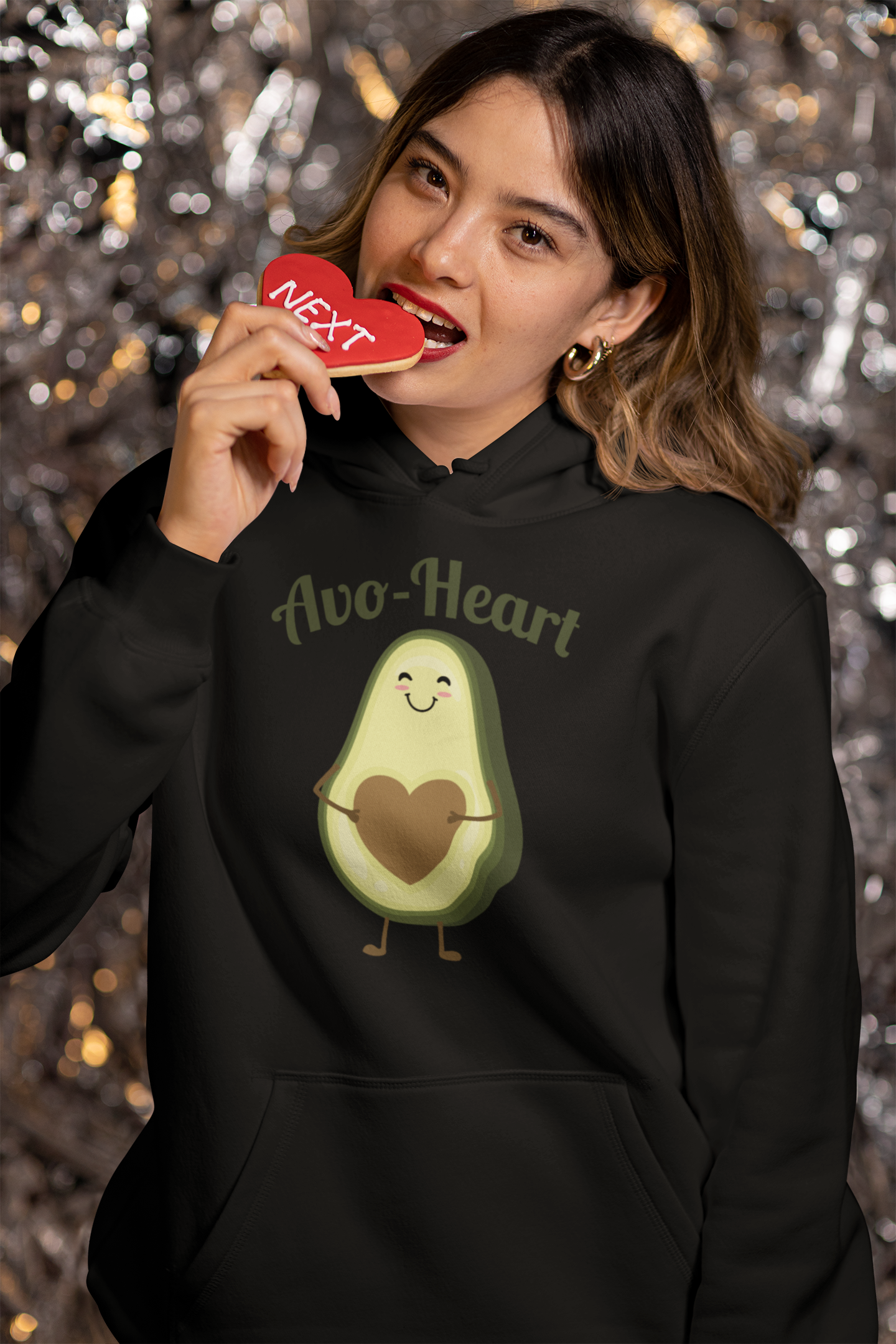 Avo Heart Hoodie