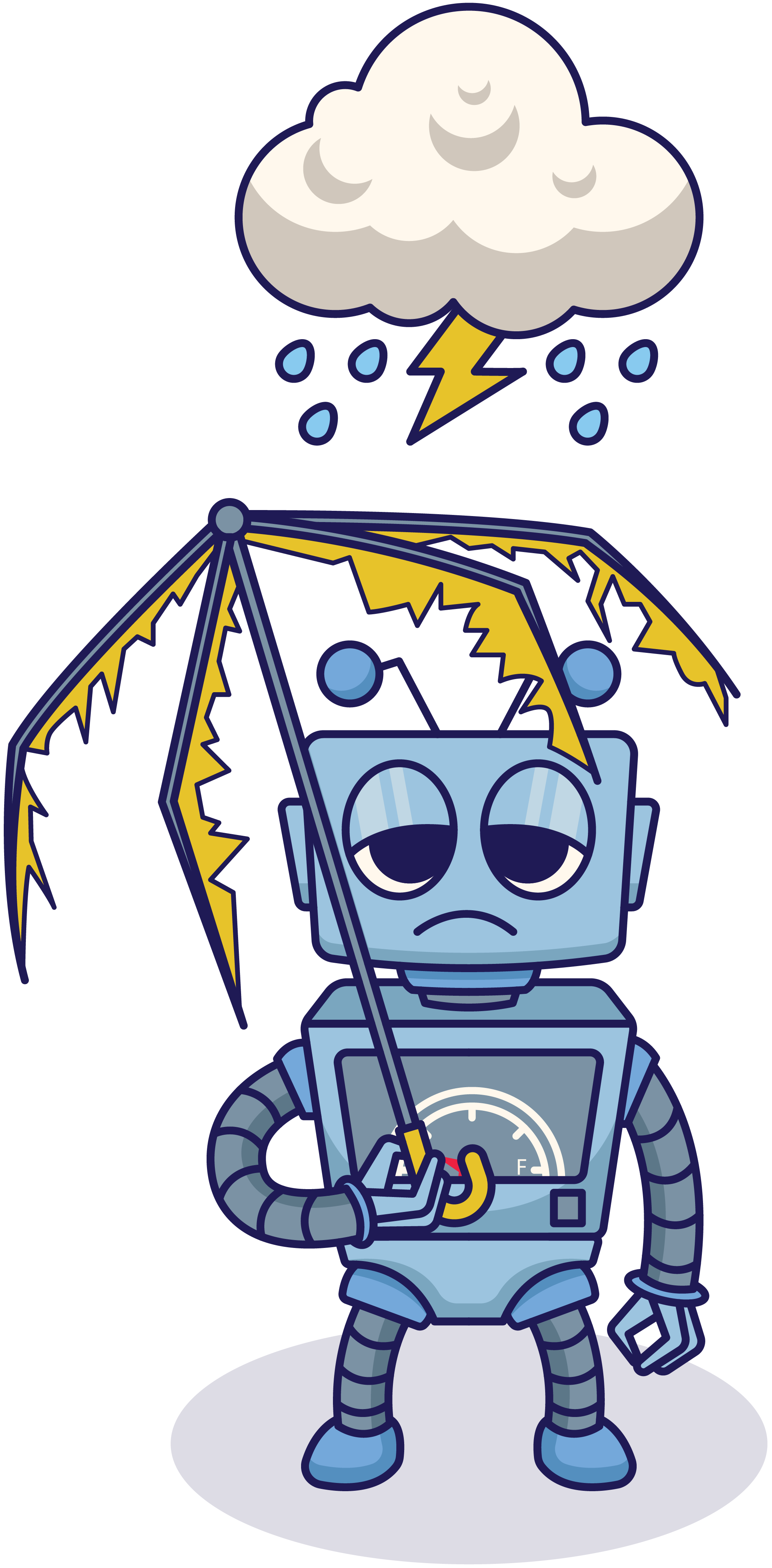 Rainy Robot Sweatshirt