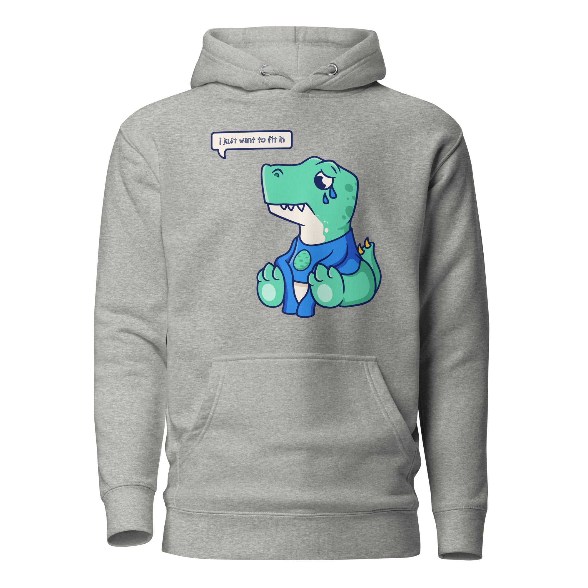 Sad Dino Hoodie