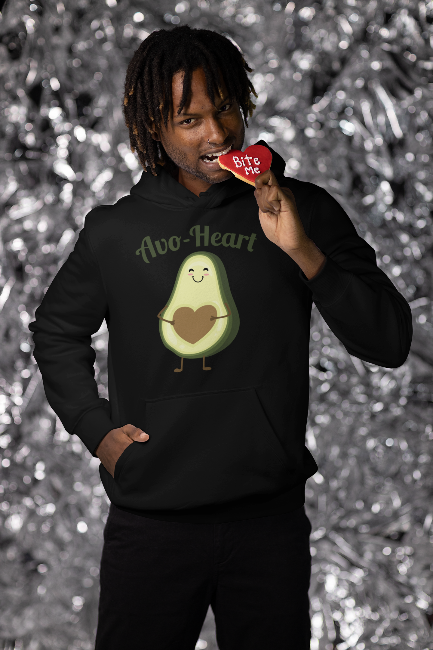 Avo Heart Hoodie